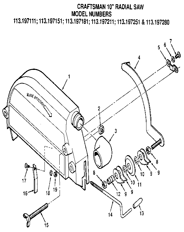 FIGURE 7 - GUARD ASSEMBLY