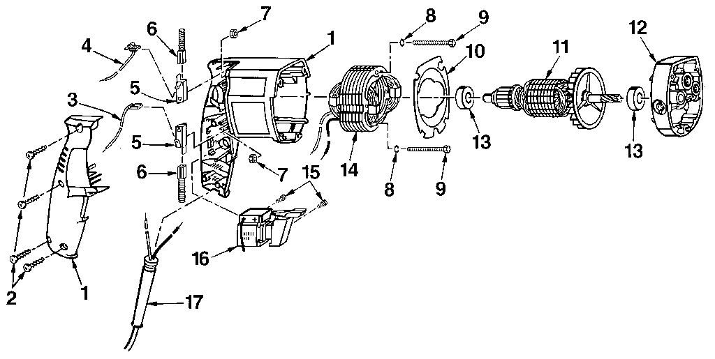 FIELD AND ARMATURE ASSEMBLY