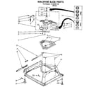 Kenmore 11092060120 machine base diagram