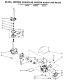 Brake/gearcase,and motor