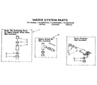 Kenmore 11092093820 water system diagram