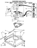 Machine base parts