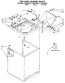 Top and cabinet