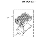 Kenmore 11087984120 dry rack diagram