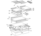 Kenmore 3639616866 shelf diagram