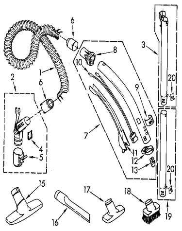 Hose and attachment