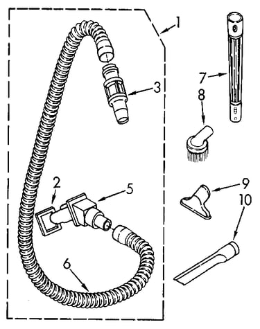 Hose and attachment