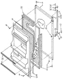 Refrigerator door