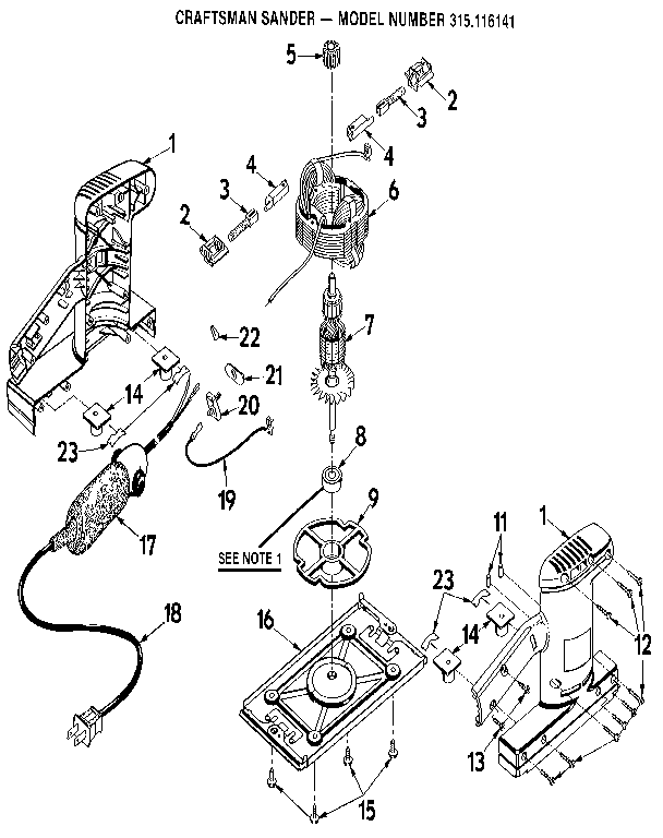 Field and armature assembly