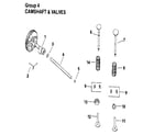 Kohler M8ST-301609 camshaft & valves diagram