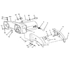 Craftsman 113234860 figure 2-arm and motor assembly diagram