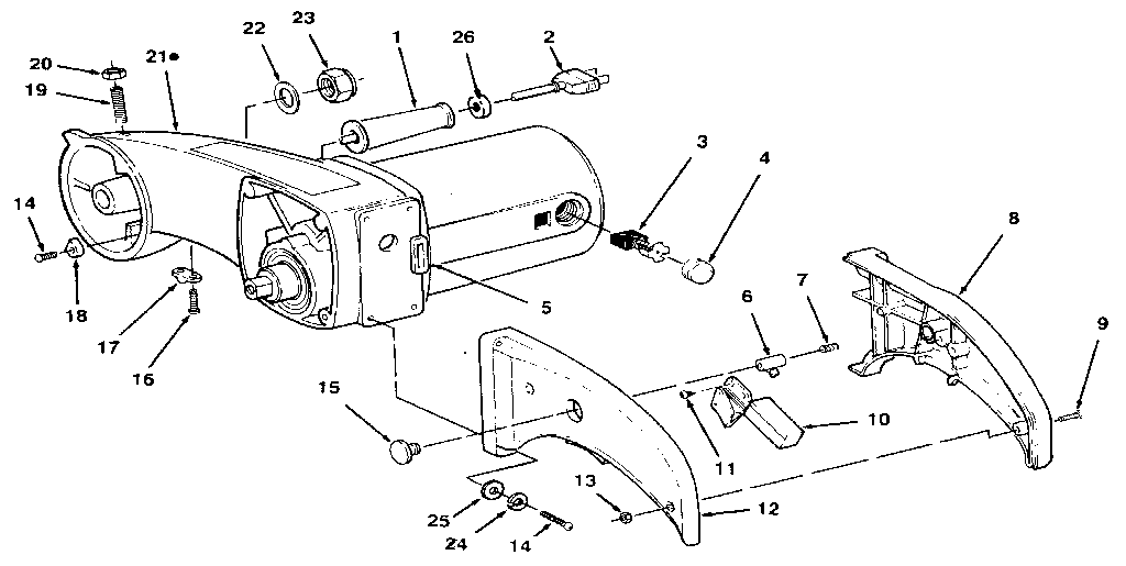 Figure 2-arm and motor assembly
