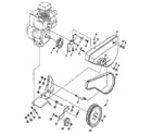 Craftsman 917298331 belt guard and pulley assembly diagram