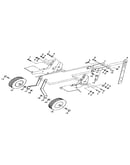 Wheel and depth stake assembly