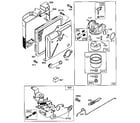 Craftsman 917372473 carburetor and air cleaner assembly diagram