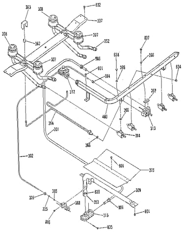 Burner section