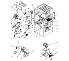ICP NULS125AK02 functional replacement parts diagram