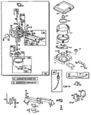 Carburetor and air cleaner assembly