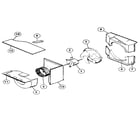 Kenmore 81235 blower assembly diagram