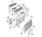 Kenmore 81050 cabinet diagram
