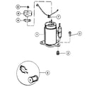 Kenmore 81075 compressor diagram