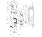 Amana 35501-P1121711W evaporator and air handling diagram