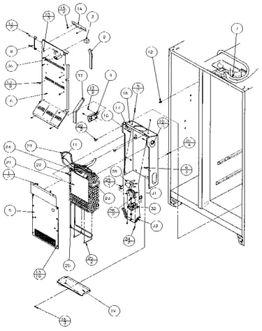 Evaporator and air handling