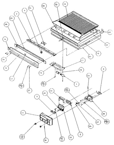 Comparment separator/divider block