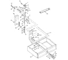 Craftsman 113197511 figure 2 - base and column assembly diagram