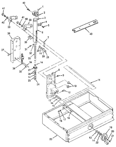 Figure 2 - base and column assembly