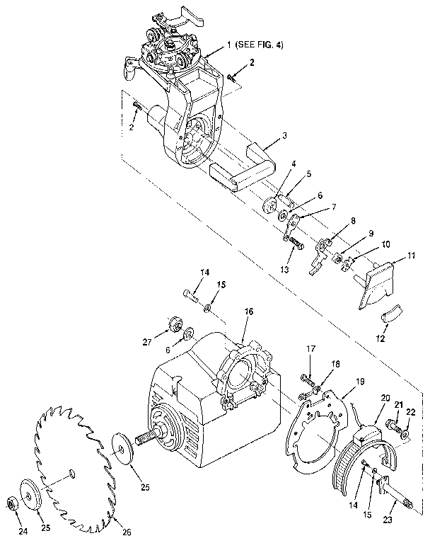 Figure 3 - yoke and motor assembly