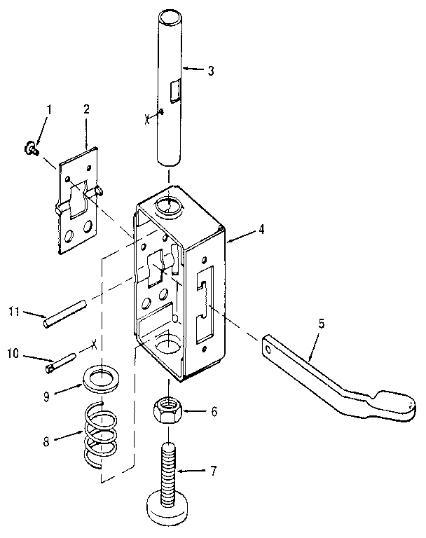 Figure 7 - foot assembly