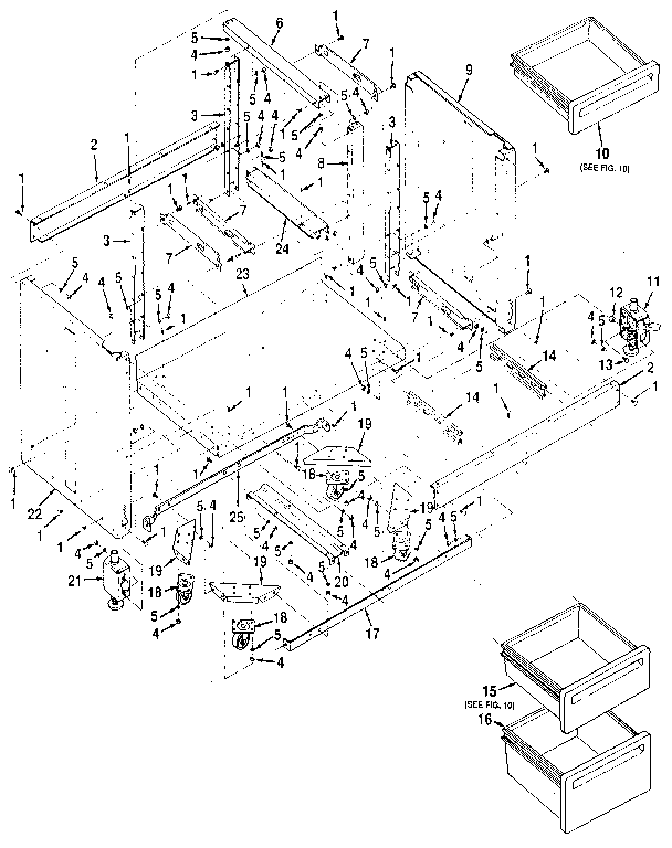 Figure 8 - cabinet assembly