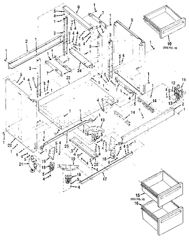 Figure 8 - cabinet assembly