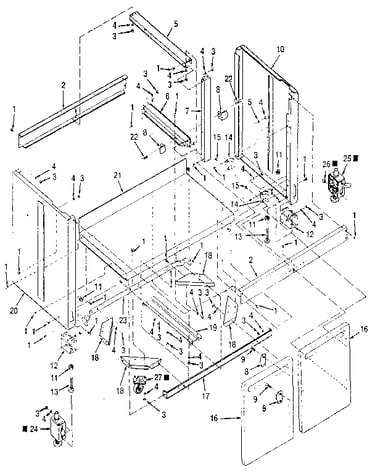 Figure 9 - cabinet assembly