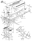Frame and walking belt assembly