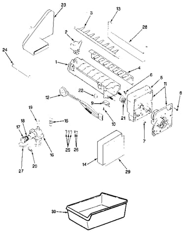 Optional ice maker kit