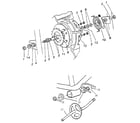 Lifestyler 28780 axle and crank assembly diagram