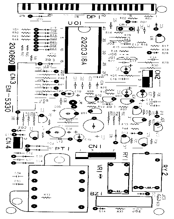 Power and control circuit board