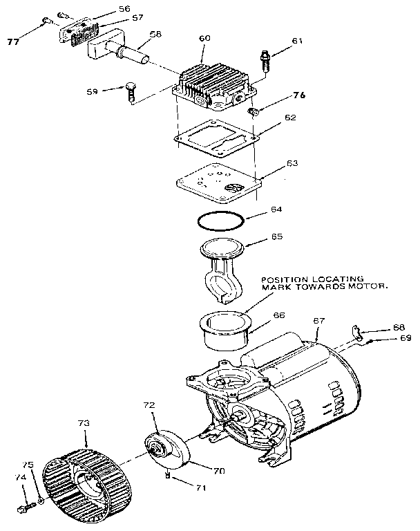 Compressor pump diagram