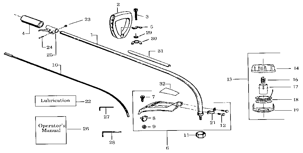 Drive shaft and cutter head