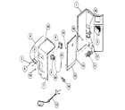 Kenmore 2539721040 cabinet diagram