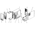 IBM PS/2 EXTERNAL SCSI DEVICE replacement parts diagram