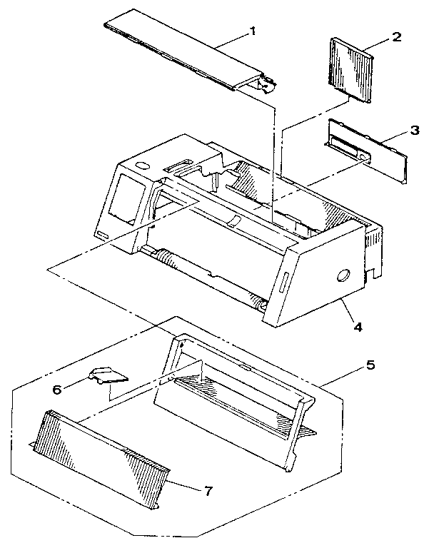Figure 8-2. 2380 printer 2380 printer assembly 2