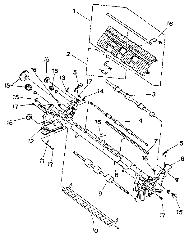 FIGURE 8-4. 2380 PRINTER ASSEMBLY 4