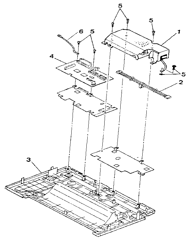 Figure 8-5. 2380 printer assembly 5