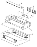 Figure 8-7. 2381 printer assembly 2