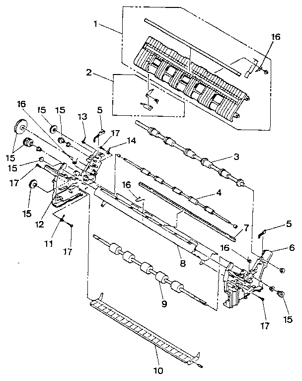 Figure 8-9. 2381 printer assembly 4