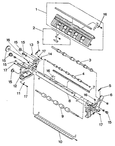 Figure 8-9. 2381 printer assembly 4