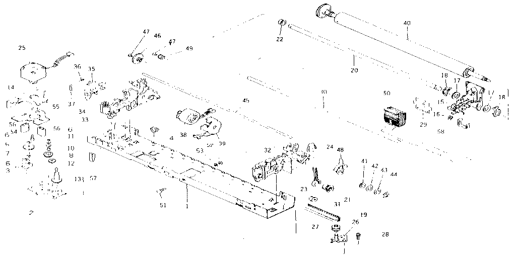 DRAWING NO. 2 MECHANISM UNIT (HSP-550)